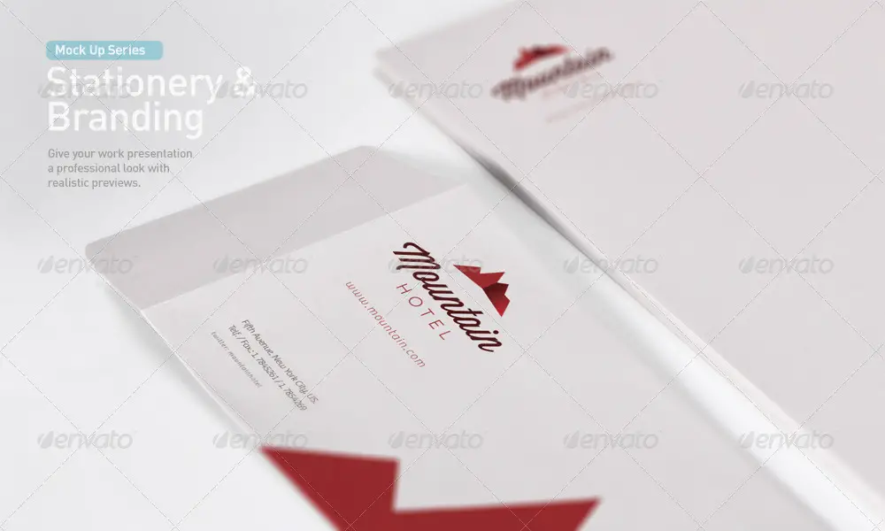 Stationery Closeup Mockup Bundle