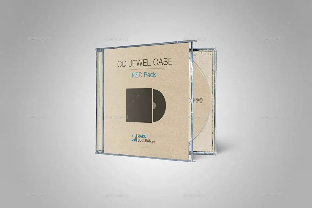 9 CD Jewel Case Mockups