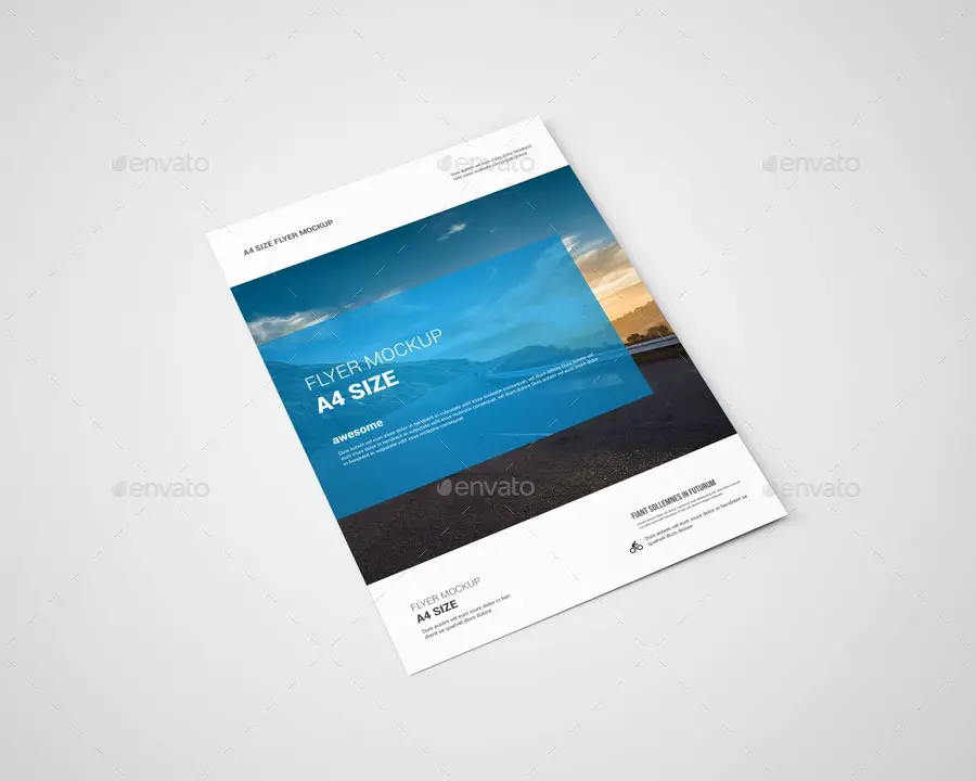 A4 Flyer Mockup