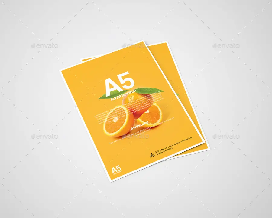 A5 Flyer Mockup