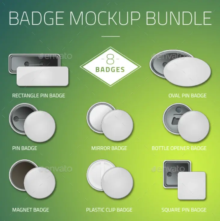 Badge Mockup Bundle