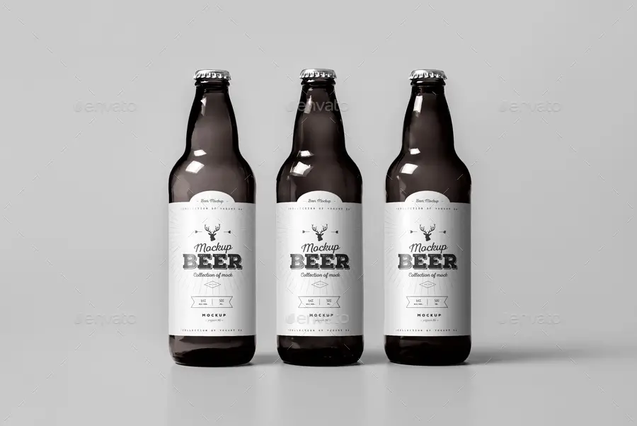 Beer Bottle Mockup