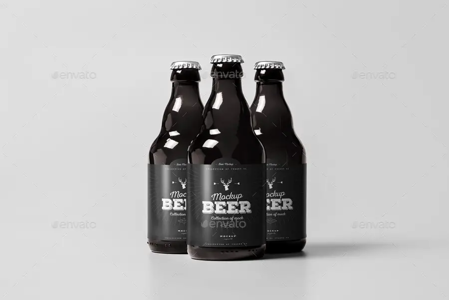 Beer Bottle Mockup