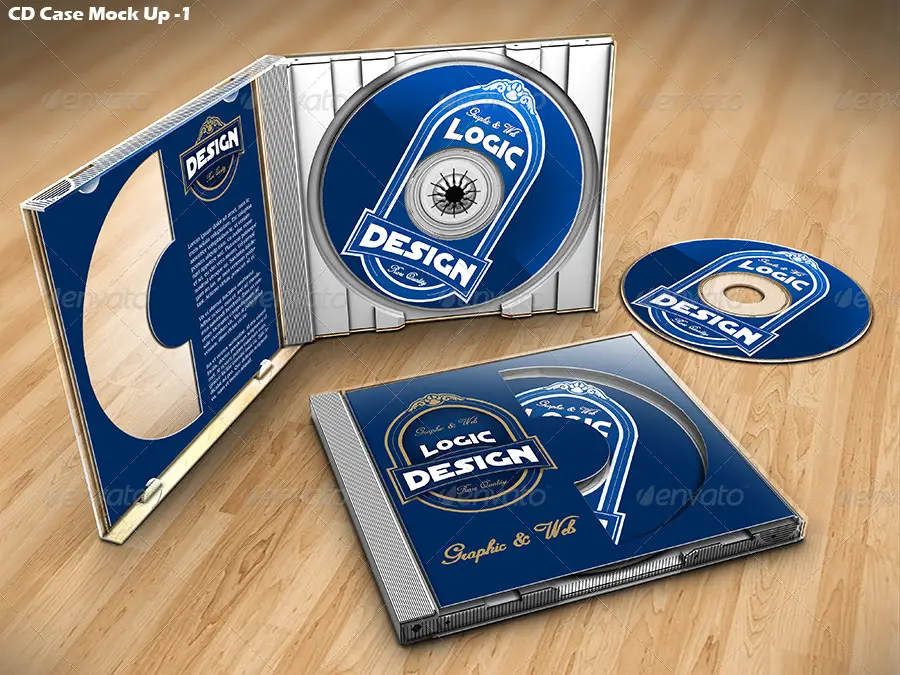 CD Case Mockup