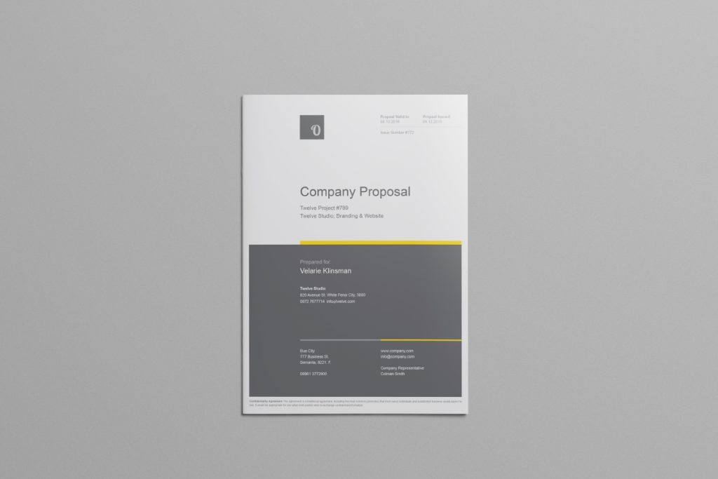 Company Proposal Template