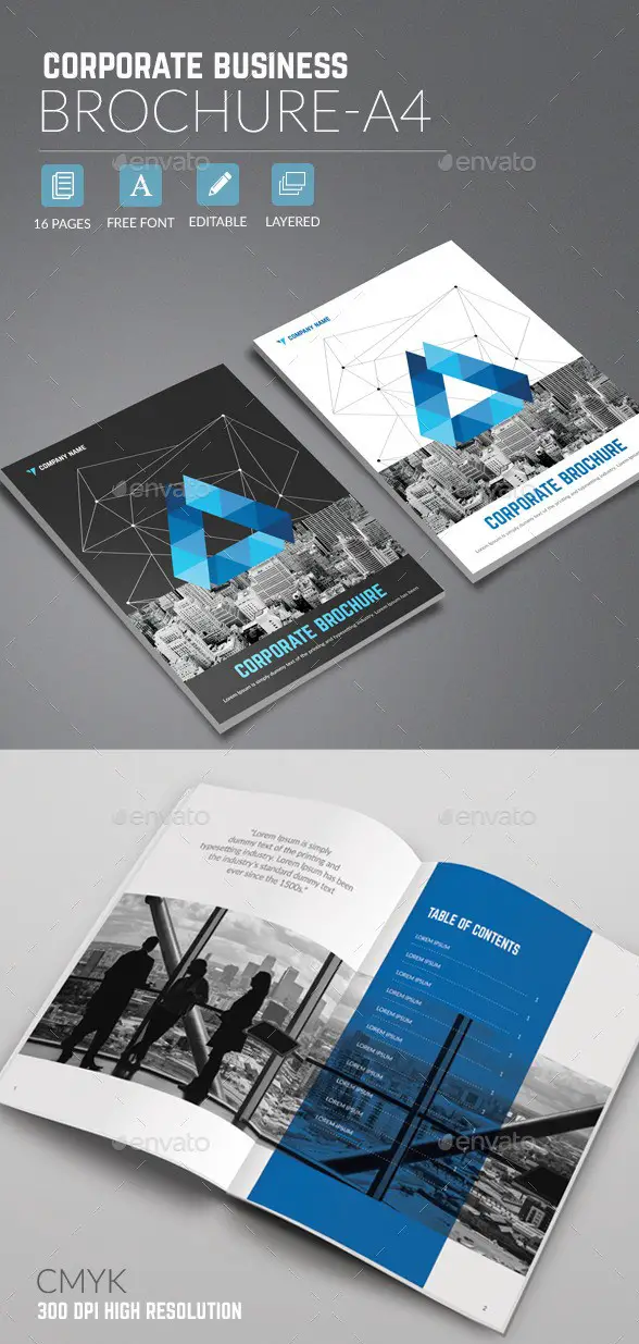 Corporate Business Brochure A4