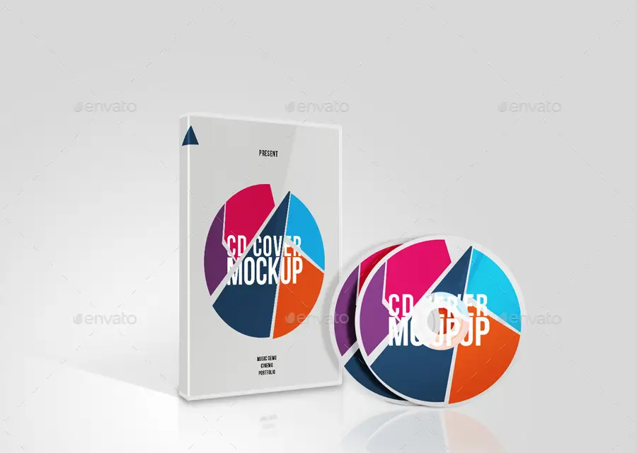 DVD / CD Case Cover Mockup