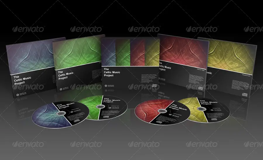 Digipak CD Box Set Mockup