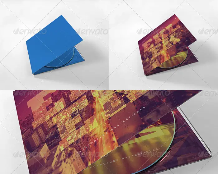 Digipak CD Mockup Vol. 2 - Kit