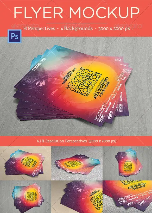 Flyer Mockups - Vol. 1