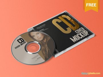 Best CD DVD Mockup PSD To Showcase Album Artwork Designs