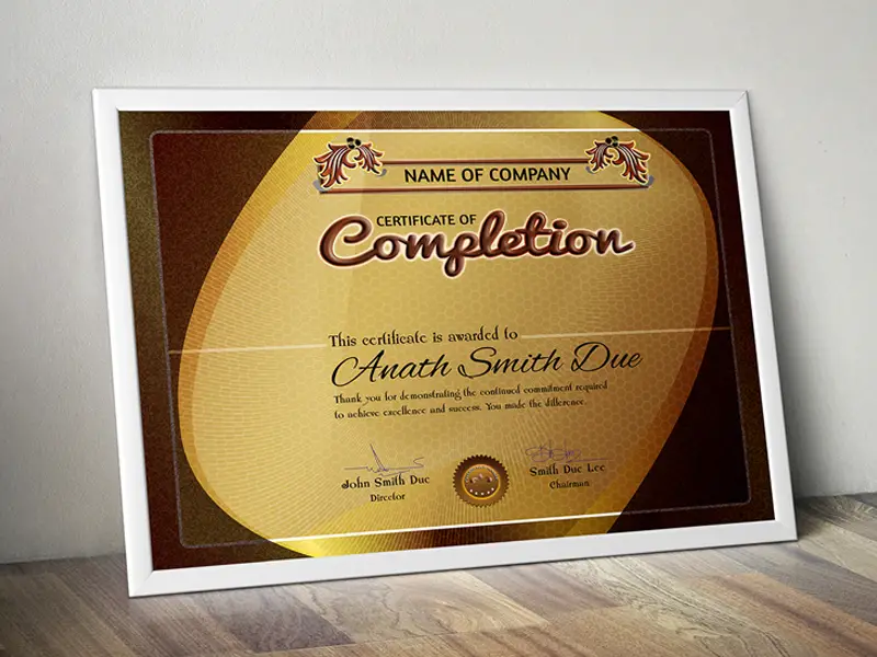 Free Certificate Templates PSD