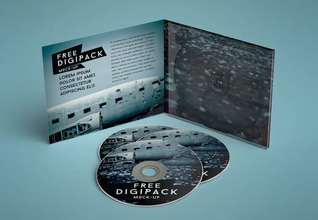 Free Digipack Mockup