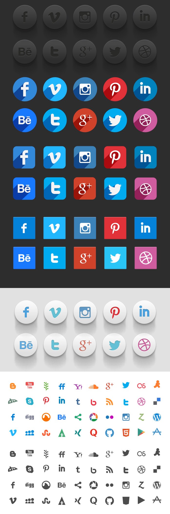 Free Social Media Icons