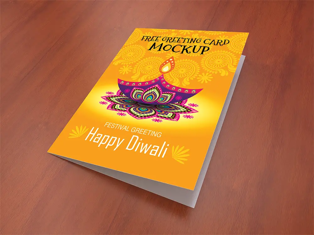 Greeting Card Mockup