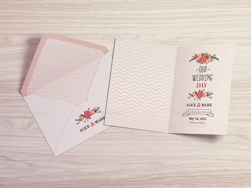 Invitation & Greeting Card MockUp vol.2