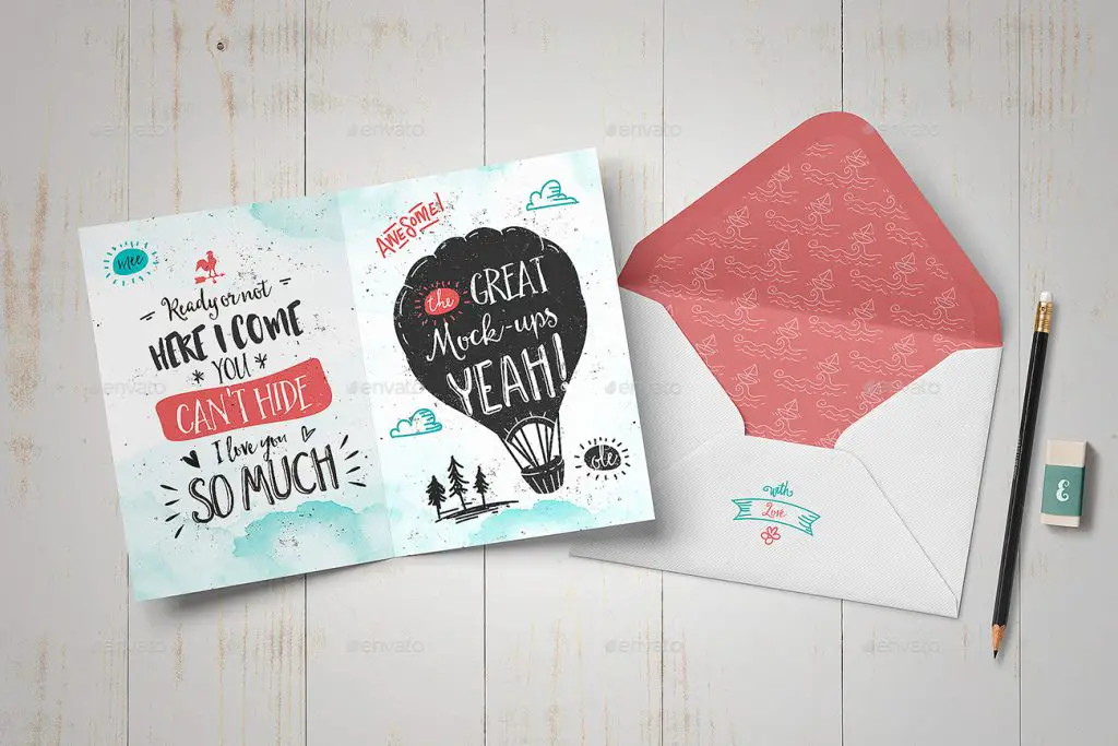 Invitation / Greeting Card Mockup