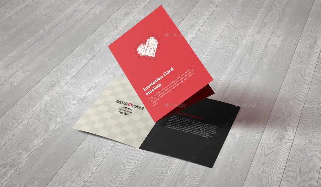 Invitation / Greeting Card Mockup