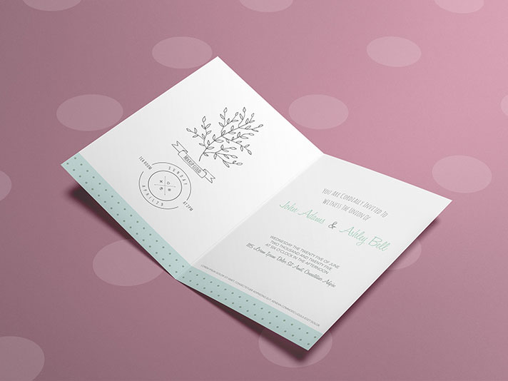 Invitation / Greeting Card Mockup