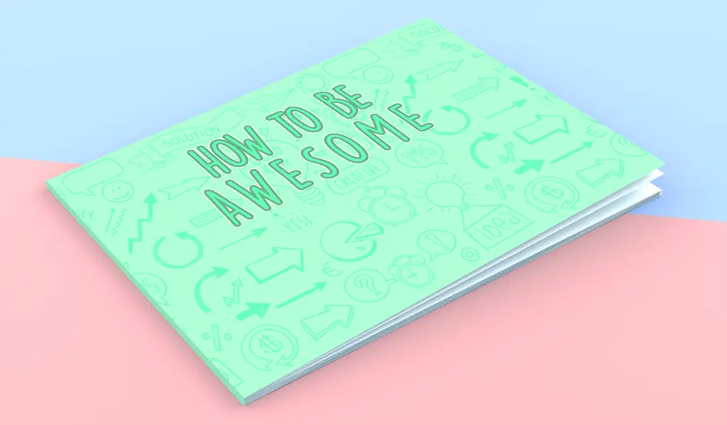 Landscape Book Cover Mockup