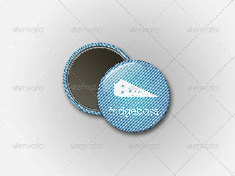 Magnet Button Badge Mockup