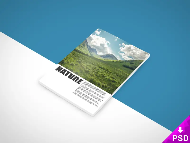 Nature Book Mockup