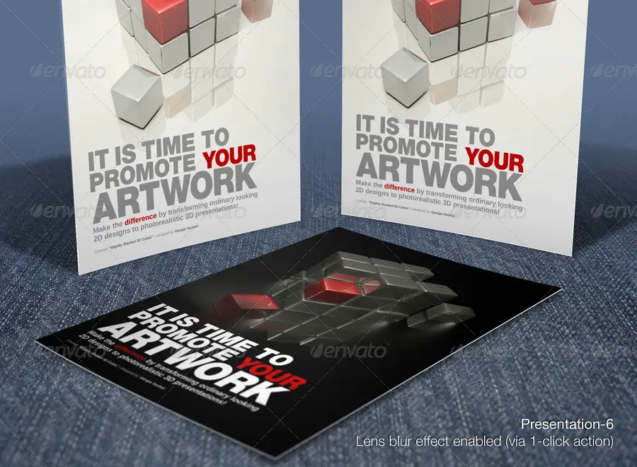 Photorealistic Flyer Mockup