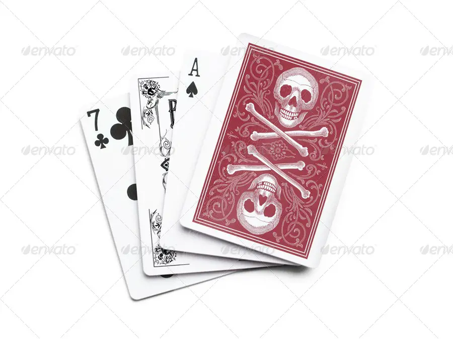 Photorealistic Playing Card Mockup