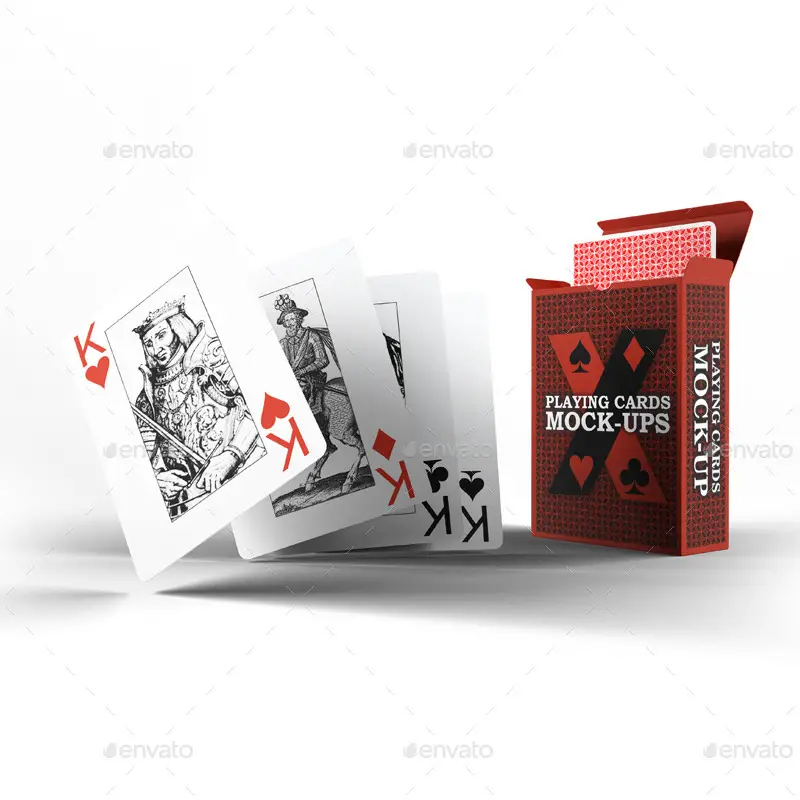 Playing Cards / Card Box Mock-Up