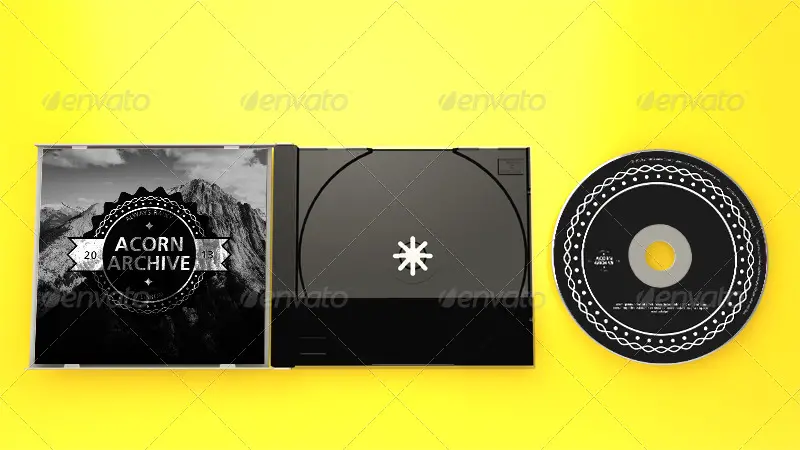 Realistic CD Mockups