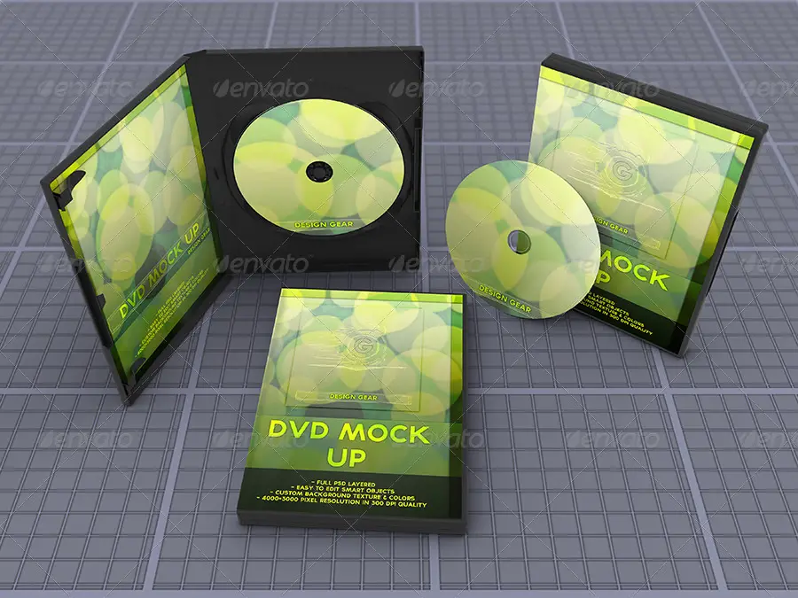 Realistic DVD Mockup