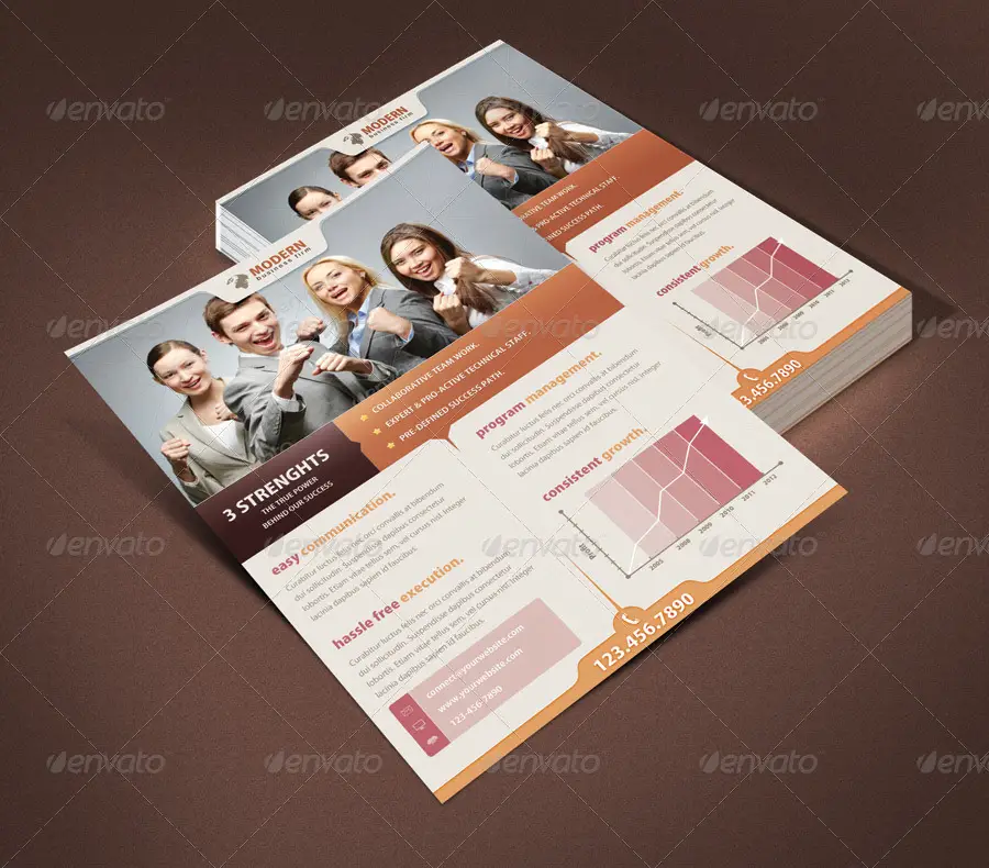 Realistic Flyer Mockup