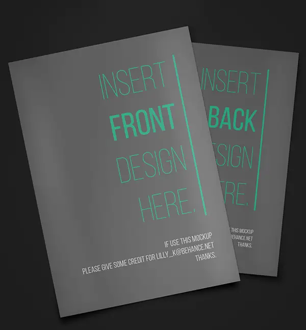 Simple Flyer Mockup