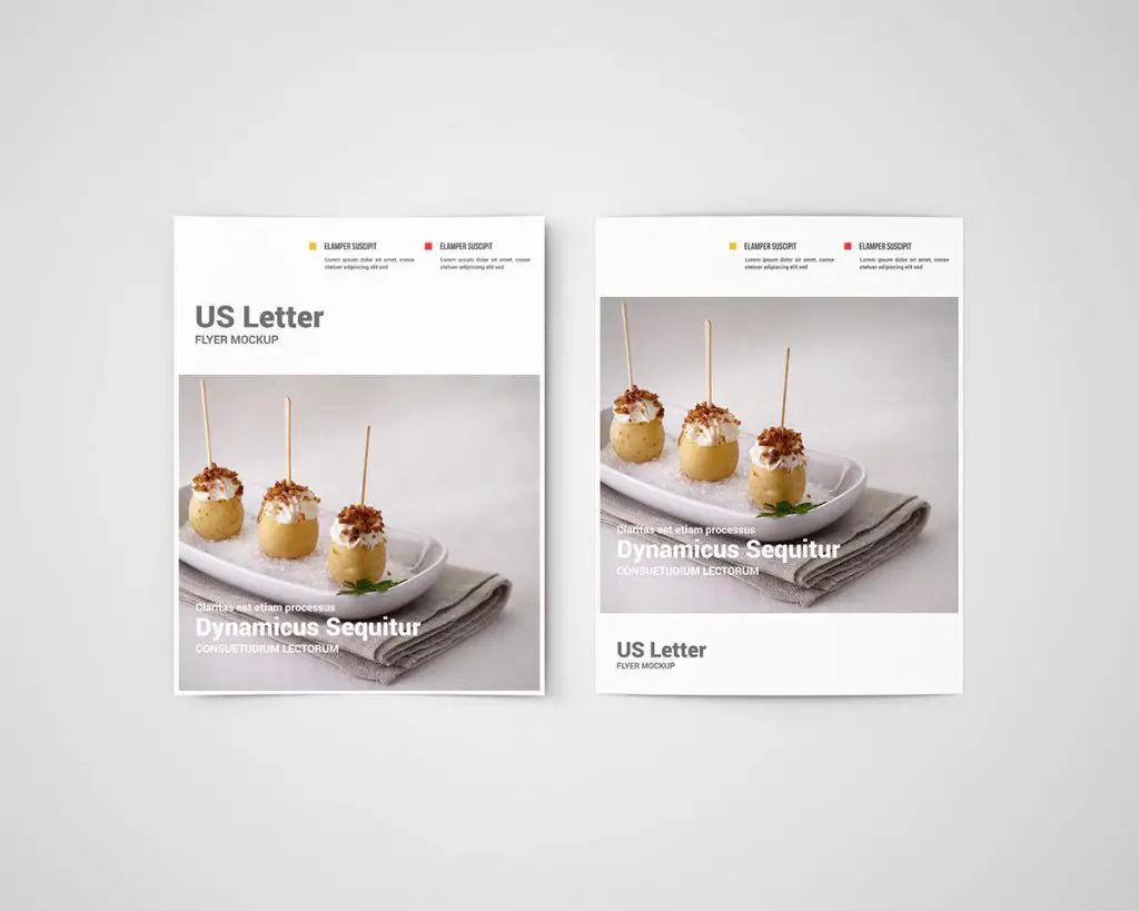 US Letter Flyer Mockup