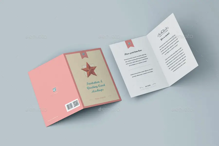 myGreeting Card Mock-up Bundle 1