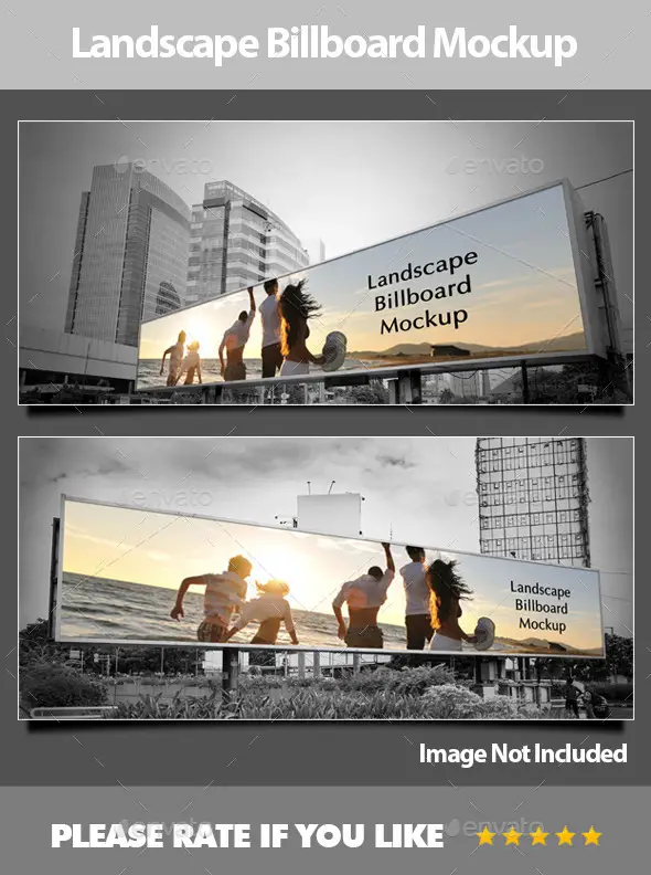 Landscape Billboard Mockup