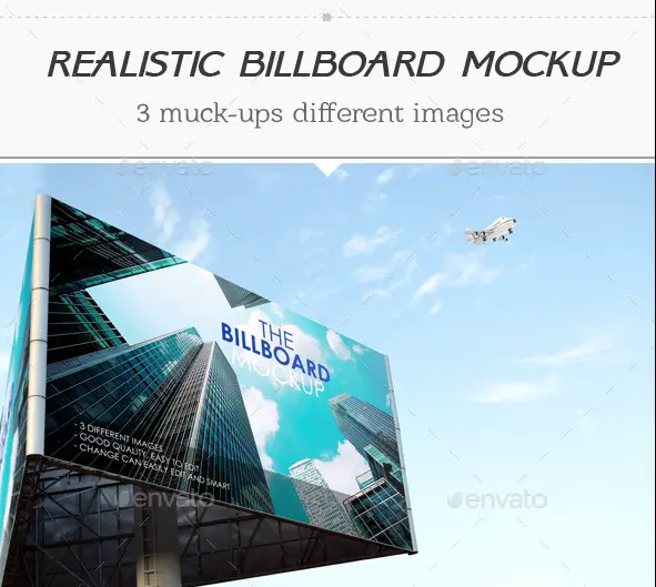 Realistic Billboard Mockup