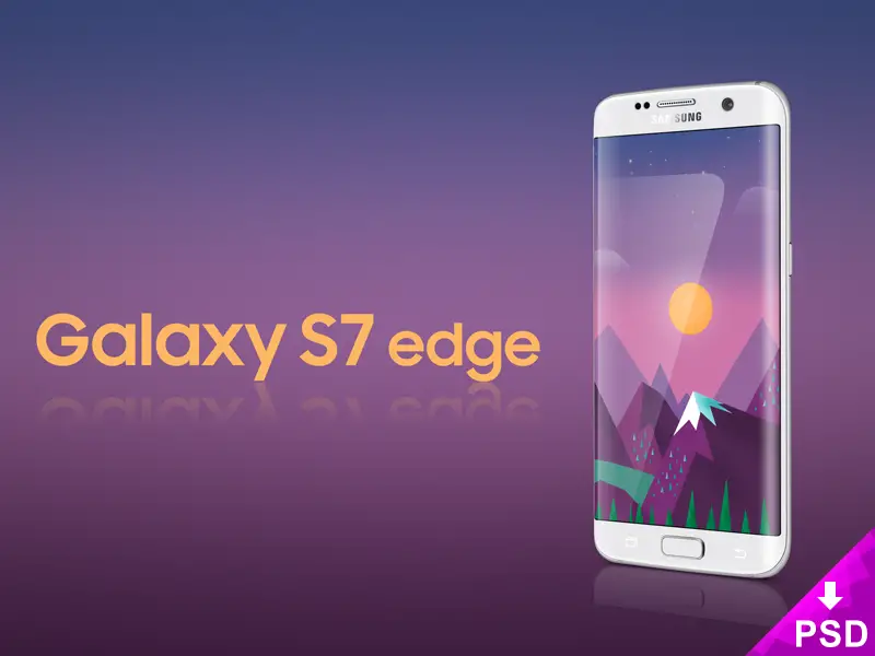 Samsung Galaxy S7 Edge Mock-up