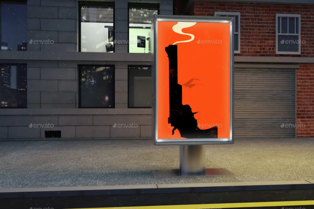 Street Billboard Mockup