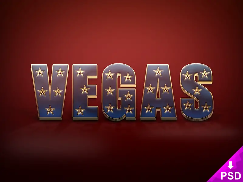 Vegas Text Style