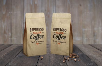 Coffee Bag Mockups and Templates