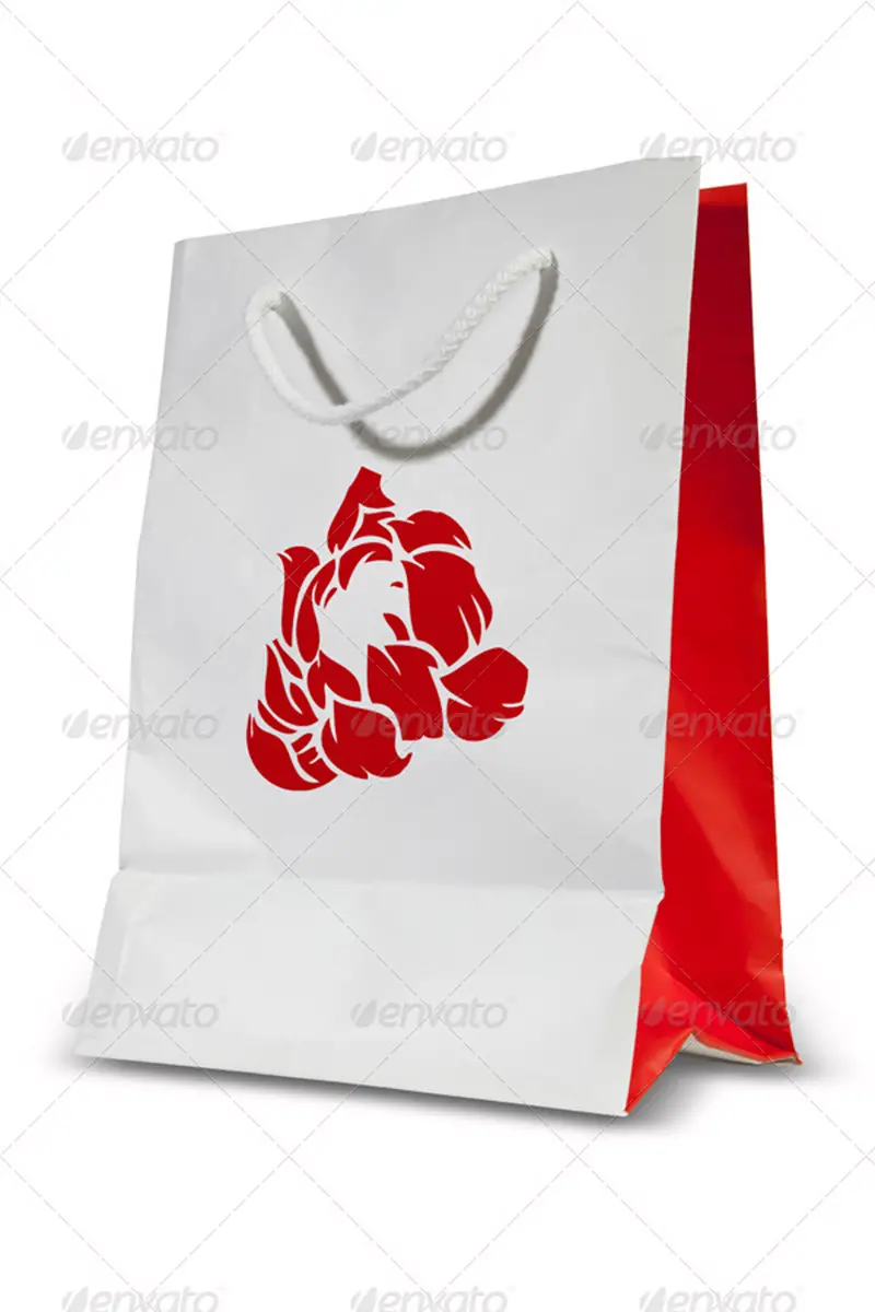 best premium shopping bag template design