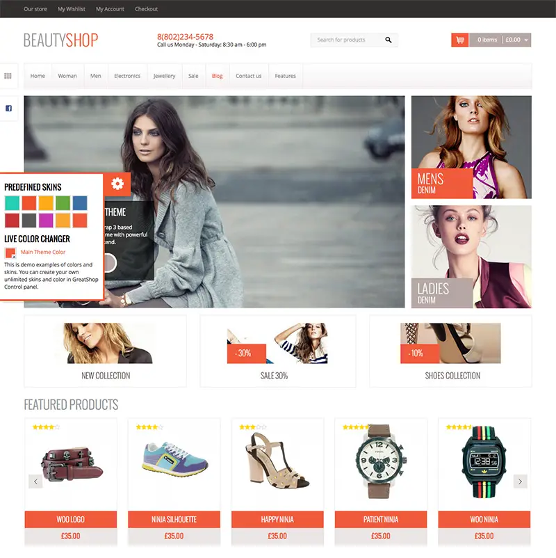 cool and awesome premium wordpress eCommerce theme