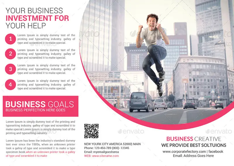 premium business corporate brochure template