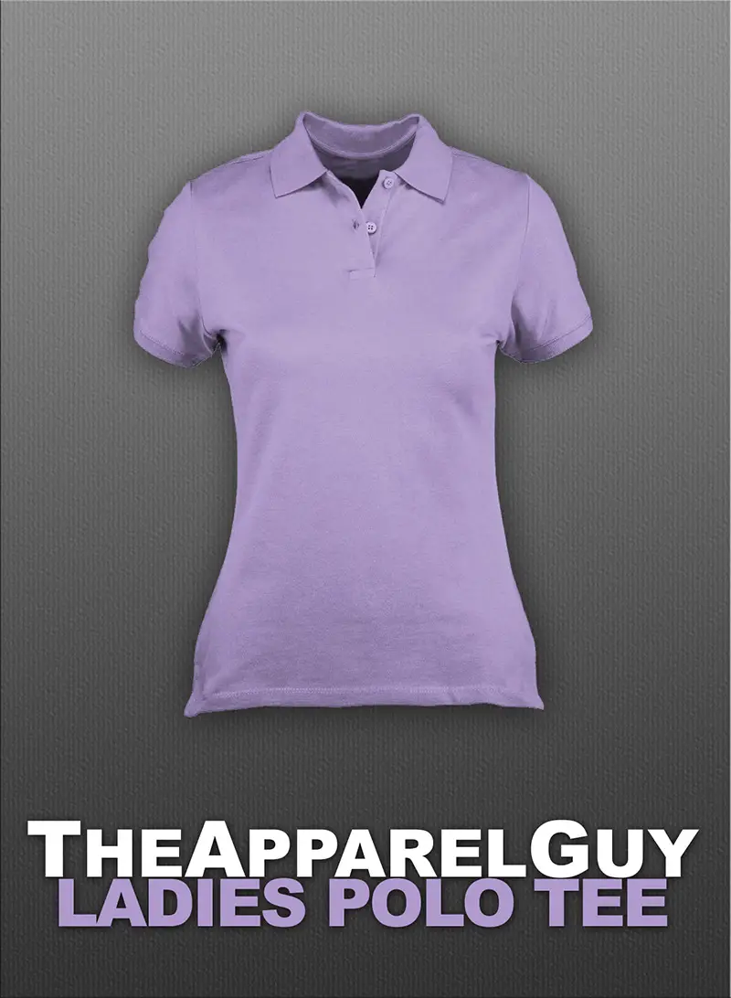 unique free ladies polo shirt mockup psd template