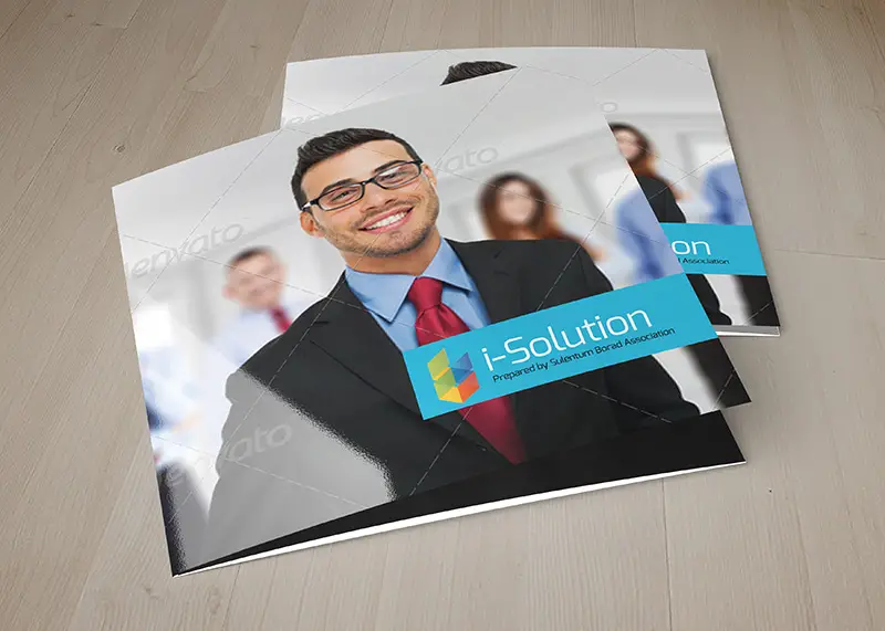 best premium business brochure mockup square psd