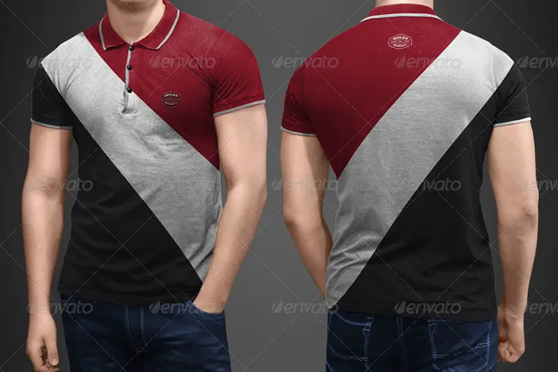 unique polo shirt mockup template premium psd for download