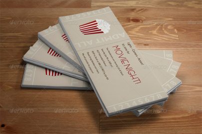 Free Event Ticket Mockups