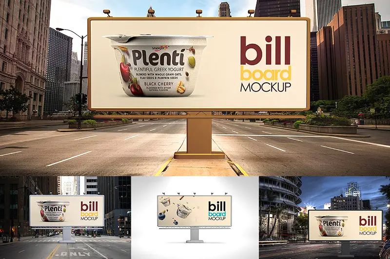 latest premium outdoor advertising billboard mockups psd