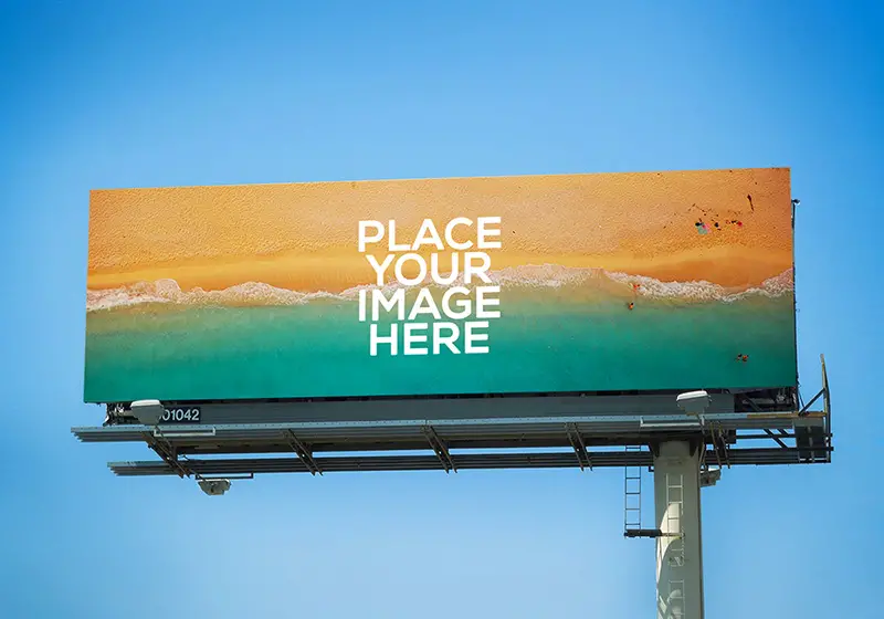 beautiful outdoor advertising billboard mockups psd for free